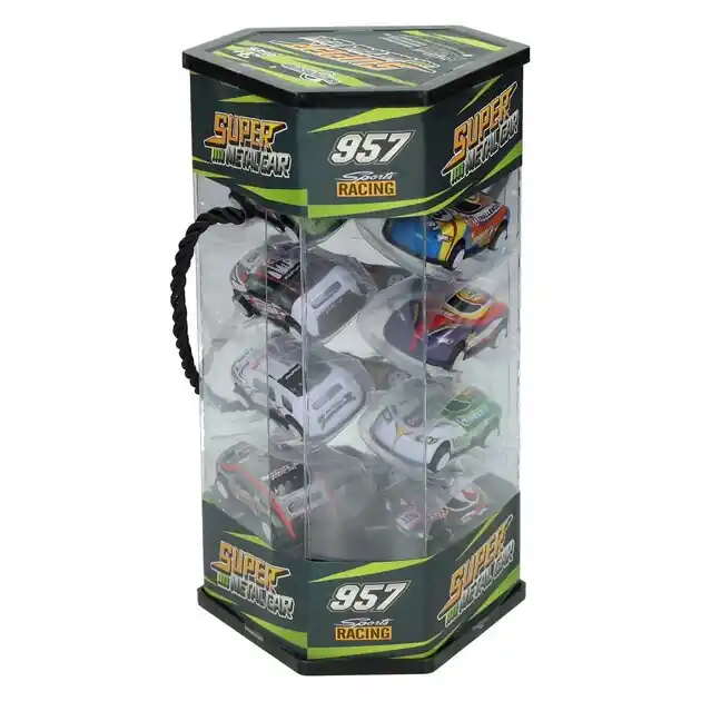 Express Levering Super Metal Car Pull Back Set - 12-Pack