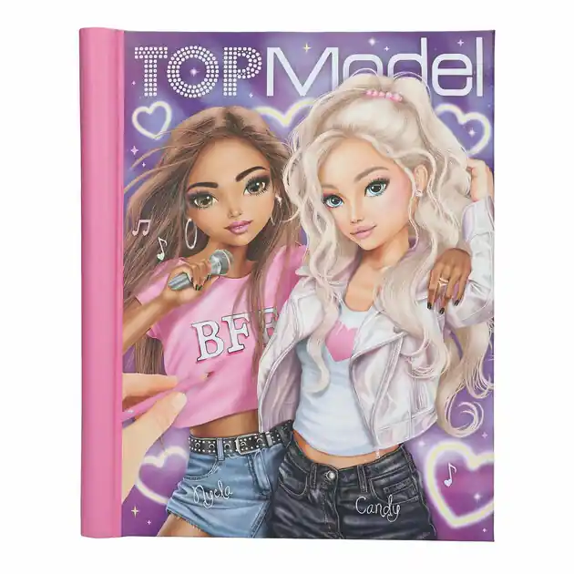 Goedkoop TOPModel Kleurboek met LED en Geluid MY BFF