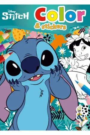 Stitch Kleurboek en Stickers Snelle Levering