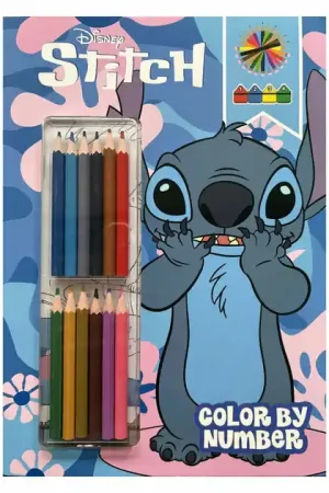 Stitch Kleurboek Kleuren op Nummer Dagaanbieding