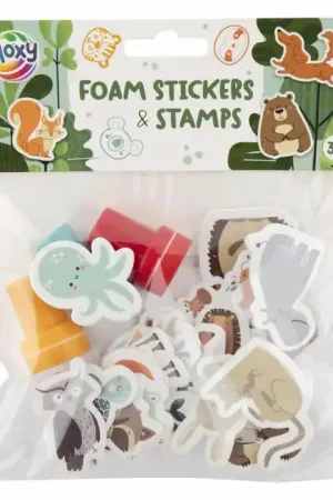 Zelfinktende Stempels, 3st. en Foamstickers Seizoensaanbieding