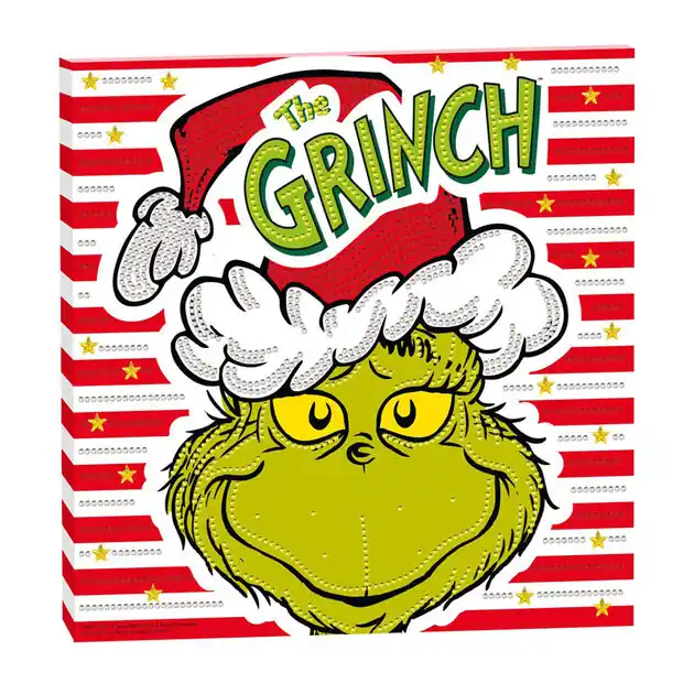 Diamond Painting Canvas The Grinch - 30x30cm Laatste Kans