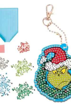 Beste Prijs Diamond Painting Sleutelhanger The Grinch