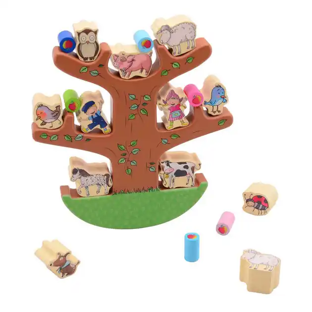Fien & Teun Houten Balanceerboom - 19dlg. Alleen Vandaag