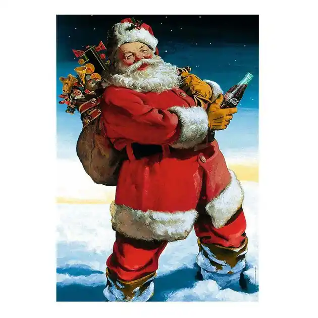 Kerstpuzzel Coca Cola In de Sneeuw - 1000st. Speciale Aanbieding