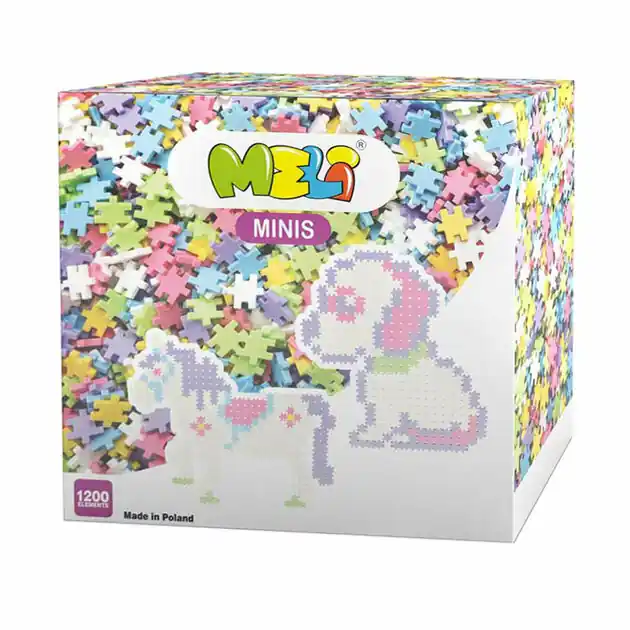 Hete Deal Meli Minis Pastel Bouwblokken, 1200dlg.