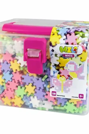 Meli Minis Pastel Bouwblokken Reisdoos, 1100dlg. Nu Kopen