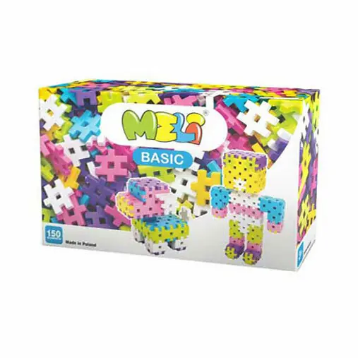 Lage Prijs Meli Basic Roze Bouwblokken, 150dlg.