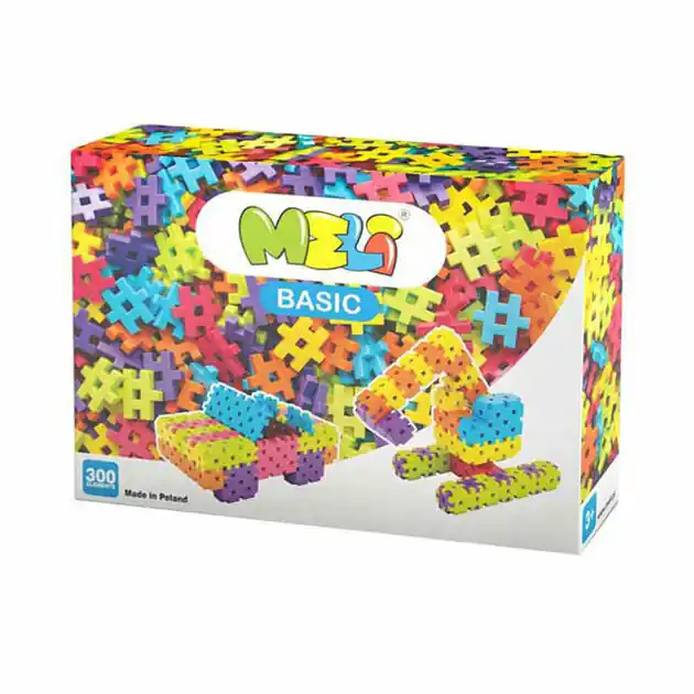 Tijdelijk Beschikbaar Meli Basic Bouwblokken, 300dlg.