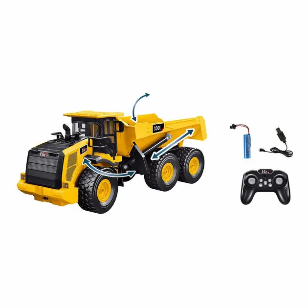 RC Bestuurbare Constructietruck Oplaadbaar met Licht en Geluid Koop Vandaag