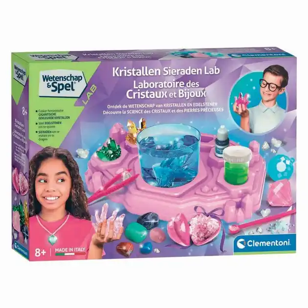 Op = Op Clementoni Wetenschap & Spel Kristallen Sieraden Lab