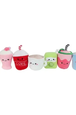 Actieprijs Fluffy Menu Pluche Knuffel Drankje