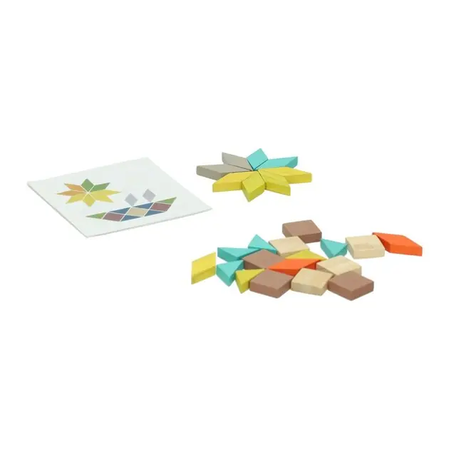 Nu Kopen Houten Spelletje in Blikje - Mozïekpuzzel