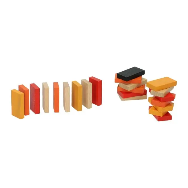 Houten Spelletje in Blikje - Domino Race Betrouwbaar