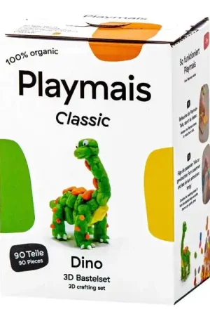 Gecertificeerd PlayMais Classic 3D Dino - 90 Stukjes