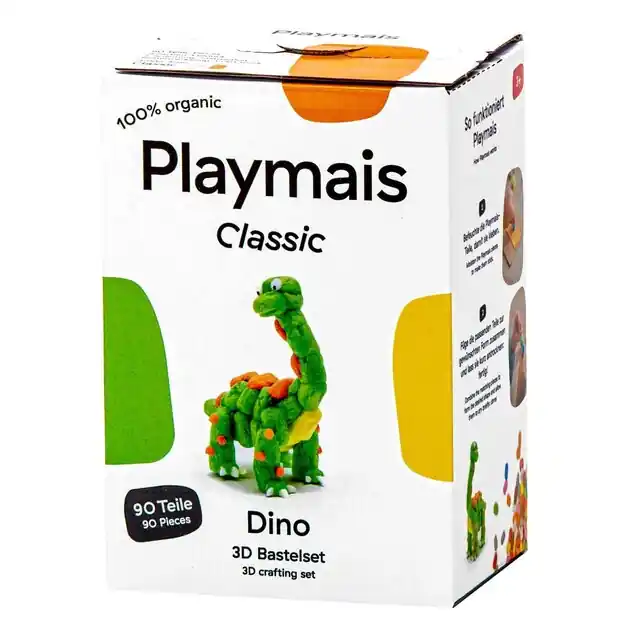 Gecertificeerd PlayMais Classic 3D Dino - 90 Stukjes