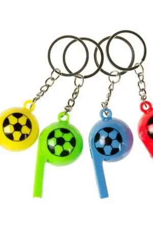 Voetbalfluitje aan Sleutelhanger Seizoensaanbieding