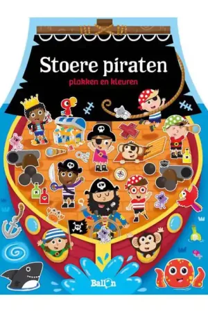 Actieprijs Stoere piraten - Plakken en Kleuren