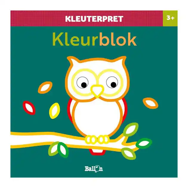 Kleuterpret Kleurblok Uil 3+ Favoriet