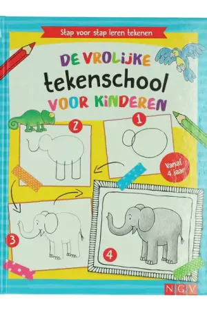 De Vrolijke Tekenschool voor Kinderen - Stap voor Stap Lage Kosten