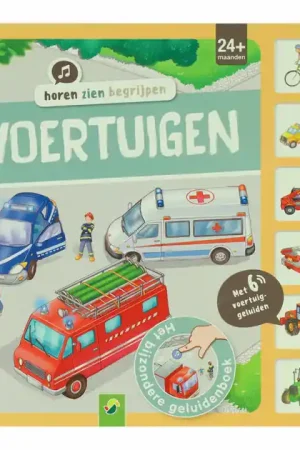 Direct Verzonden Geluidenboek Voertuigen 6 Geluiden
