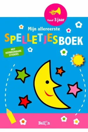 Mijn Allereerste Spelletjesboek met Herbruikbare Stickers Lage Prijs