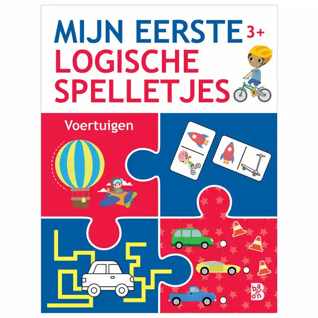 Mijn eerste logische spelletjes - Voertuigen 3+ Uitverkoop