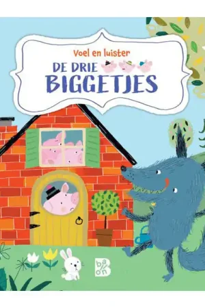 Flitsaanbieding Voelgeluidenboek - De drie biggetjes