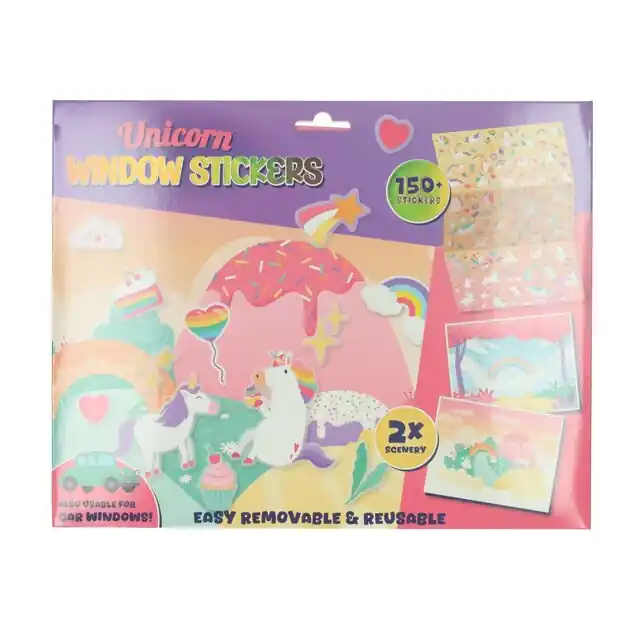 Herbruikbare Eenhoorn Raamstickers, 150st. Shop Nu