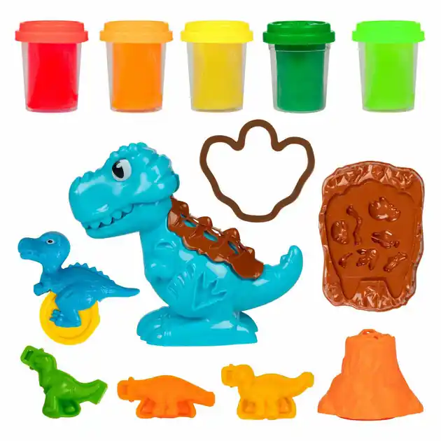 Sculptidough Kleiset Dino - 5 Kleipotjes Veilige Betaling