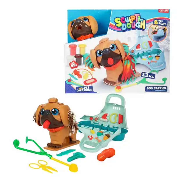Favoriet Sculptidough Kleiset Dierenverzorger Hond, 13dlg.