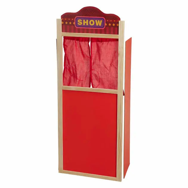 Houten Poppenkast, 90cm Seizoensaanbieding