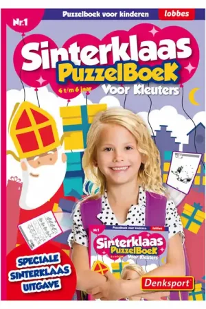 Denksport Kids Puzzelboek Sinterklaas Rechtstreeks Van De Fabrikant