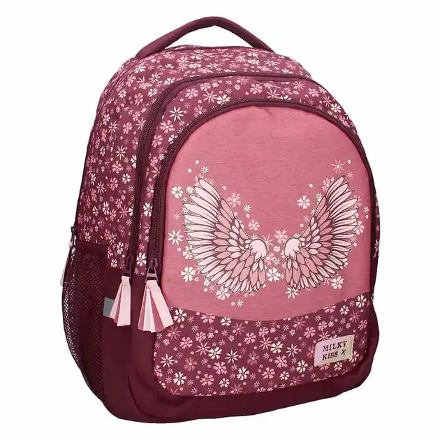 Milky Kiss Rugzak Wild Bliss Bloemen, 3-vaks Populair