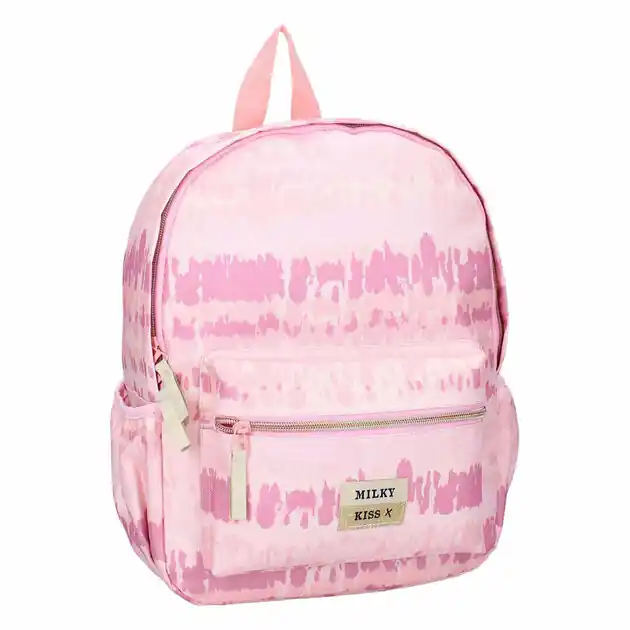 Milky Kiss Rugzak Love And Laughter - Roze Flitsaanbieding