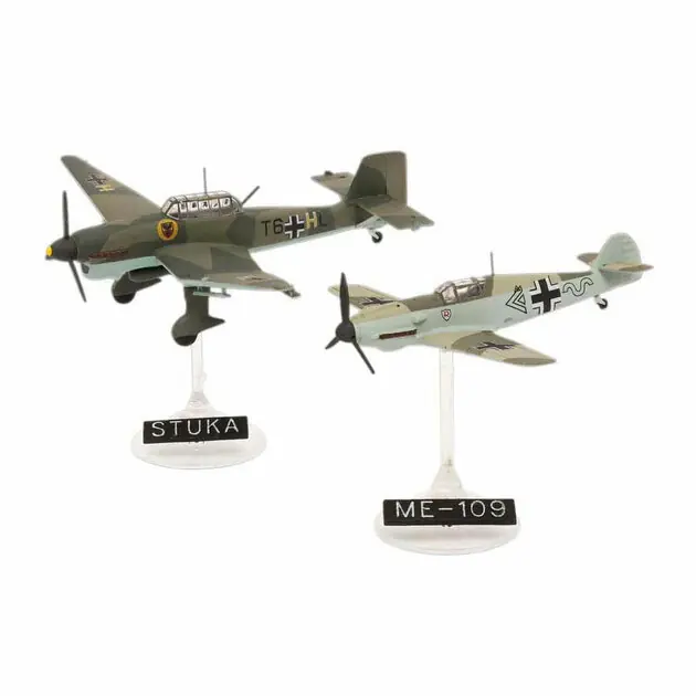 Revell Modelbouwpakket - Messerschmitt Bf109E & Junkers Ju87B 1:144 - 39dlg. Alleen Vandaag