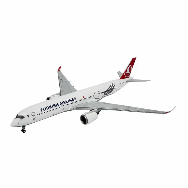Superprijs Revell Modelbouwpakket - Airbus A350-900 Turkish Airlines 1:144 - 120dlg.