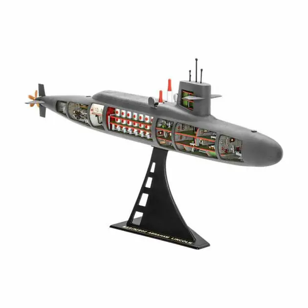 Revell Modelbouwpakket - S.S.B. Abraham Lincoln 1:253 - 158dlg. Op = Op
