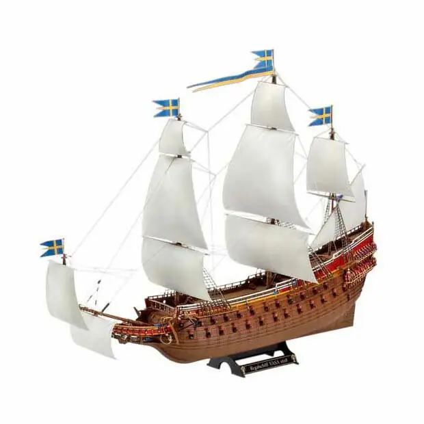 Tijdelijk Beschikbaar Revell Modelbouwpakket - Swedish Regal Ship VASA 1:150 - 330dlg.