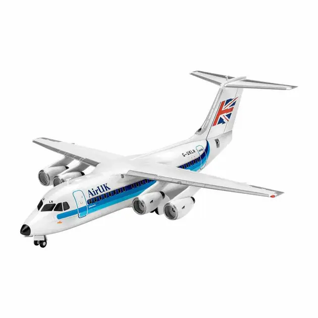 Beperkte Voorraad Revell Modelbouwpakket - BAe 146-200 AirUK 1:144 - 63dlg.