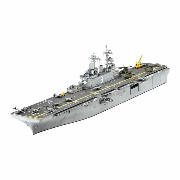 Revell Modelbouwpakket - US Navy Assault Carrier WASP Class 1:700 - 142dlg. Aanbieding