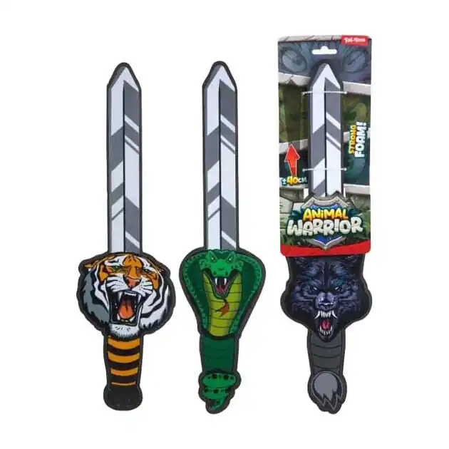 Premium Foamzwaard Wild Dier - 42cm