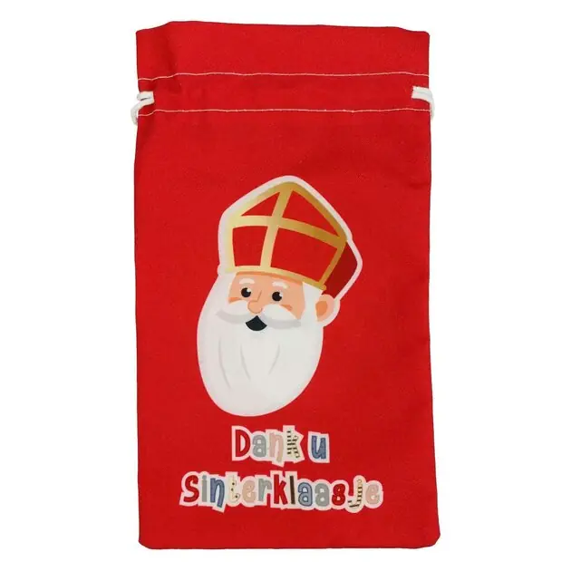 Nieuw Pepernotenzakje Dank u Sinterklaasje Sint & Co. - 15x25cm