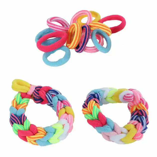 Superprijs Glamour Loom Haarbandjes - 150st.
