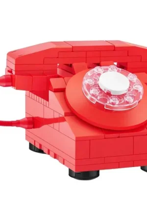 ZURU Max Premium Retro Telefoon Bouwset in Verrassingsbal - 141dlg. Meest Verkocht