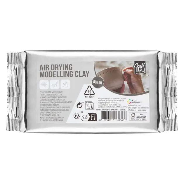 Korting Boetseerklei Wit - 500gr.
