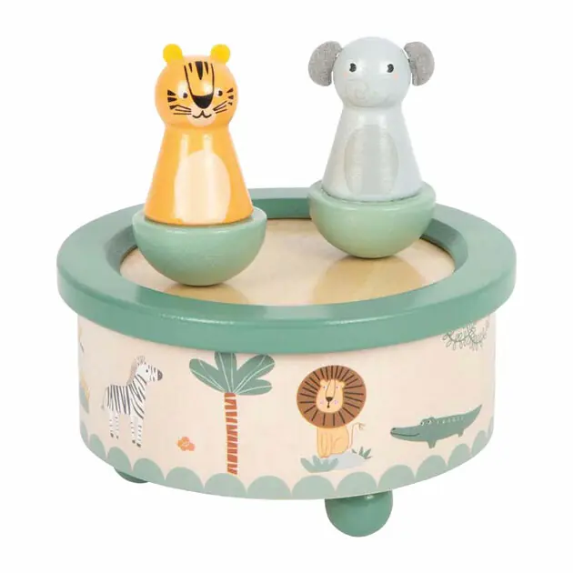 Small Foot - Houten Muziekdoos Safari FSC Koopje