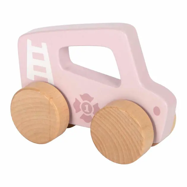 Veilige Betaling Small Foot - Houten Duwautootje Roze