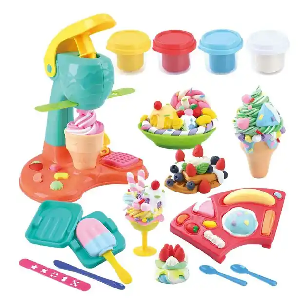 Betrouwbaar Playgo Heerlijke IJsjes Kleiset - 4 Kleipotjes