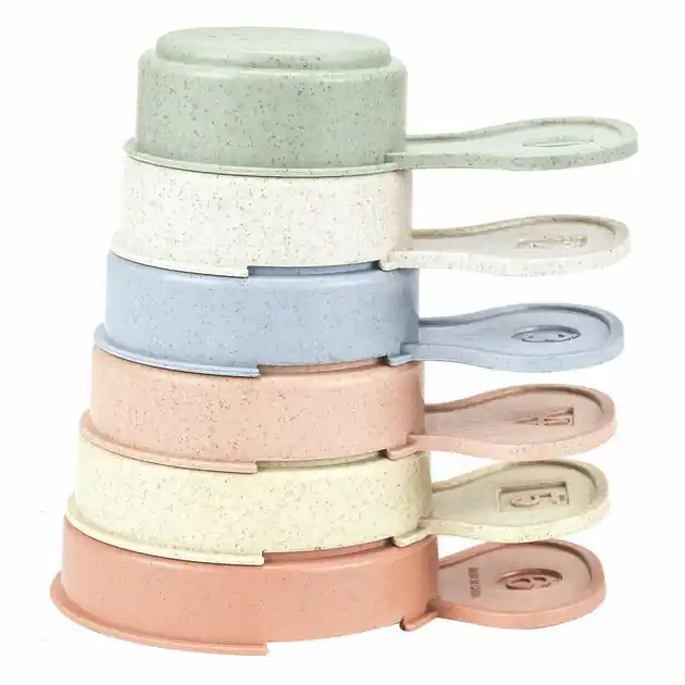 Korting Stapelbekers met Handvat Pastel, 6dlg.